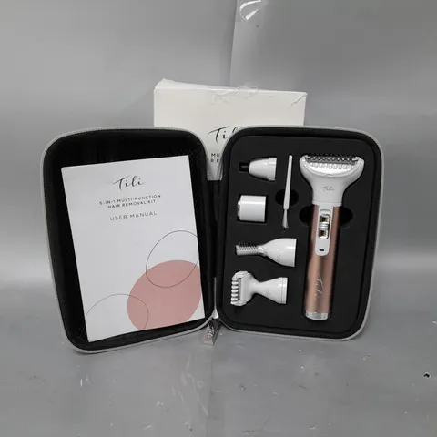 BOXED TILI 5-IN-1 MULTI FUNCTIONAL HAIR REMOVAL KIT 