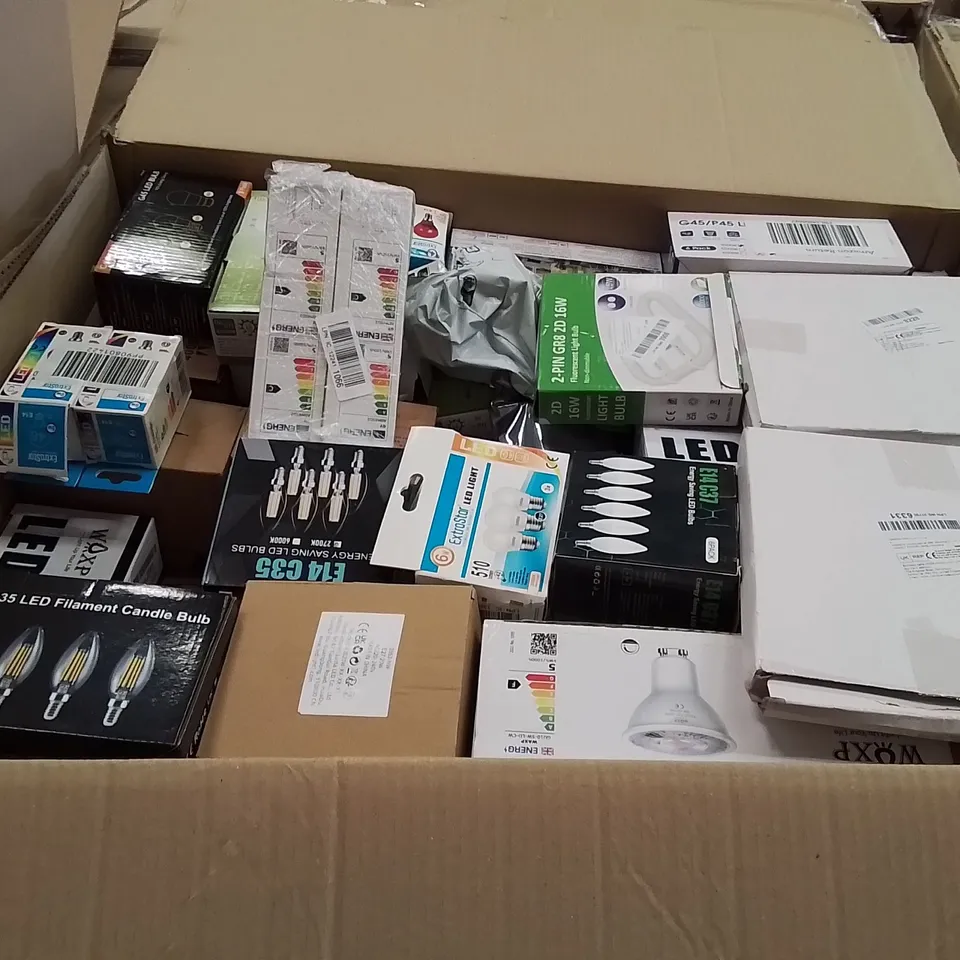 PALLET CONTAINING A LARGE QUANTITY OF BULBS 