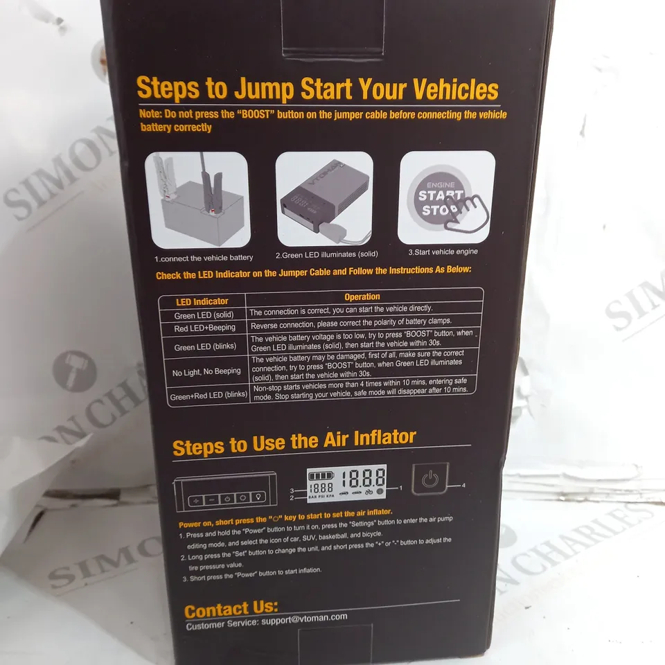 VTOMAN JUMP STARTER 