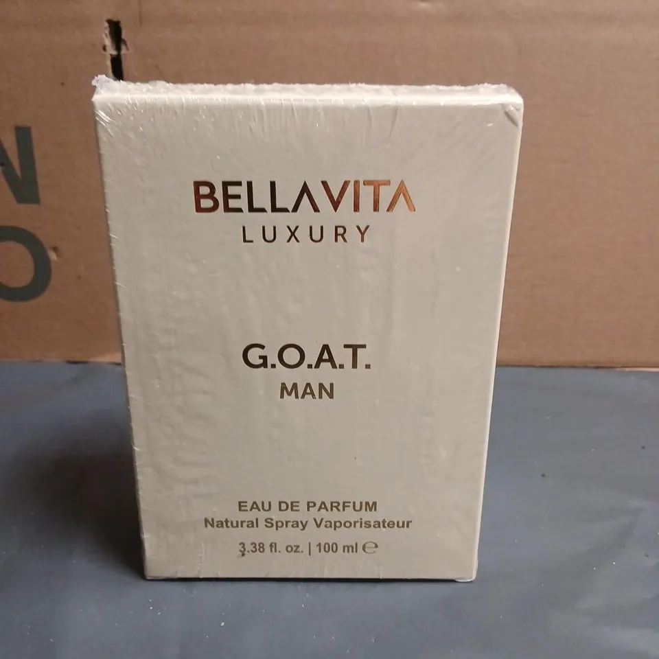 BOXED AND SEALED BELLAVITA LUXURY G.O.A.T. MAN EAU DE PARFUM 100ML