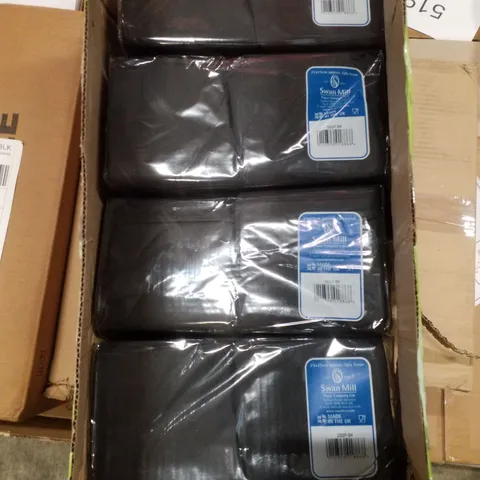 BOX CONTAINING 2000 BRAND NEW SWANTEX COCKTAIL NAPKINS BKACK 