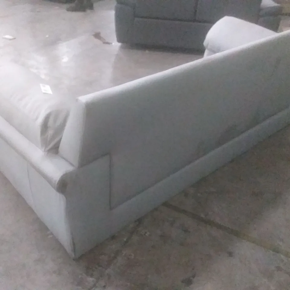 DESIGNER ANDERSON LIGHT GREY 3 SEATER SOFA