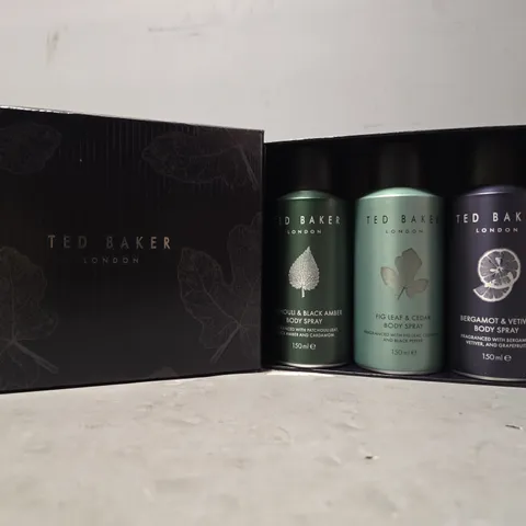 SET OF 3 TED BAKER BODY SPRAYS