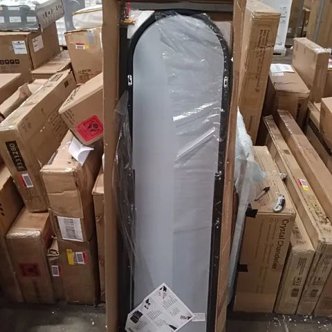 BOXED FULL LENGTH MIRROR - BLACK (1 BOX)