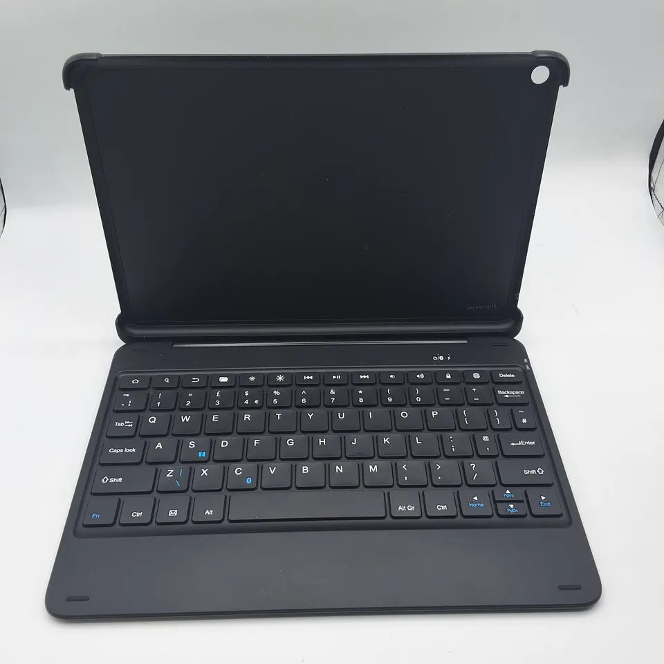 UNBOXED AMAZON FIRE 64GB TABLET WITH DETACHABLE KEYBOARD CASE - KFTRPWI