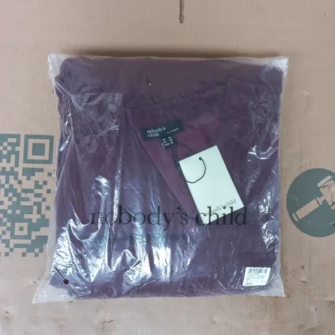 BAGGED NOBODY'S CHILD SLEEVELESS STARLIGHT MIDI DRESS IN PURPLE SIZE UK 18