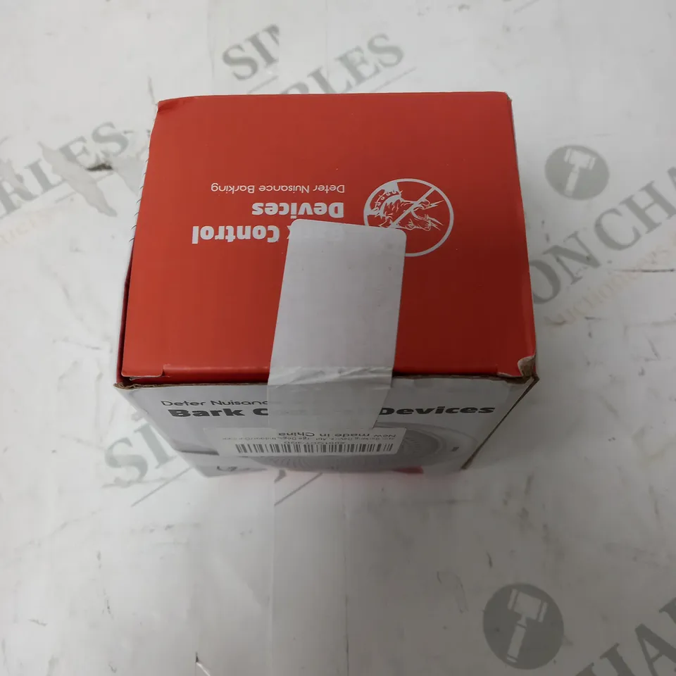 BOXED AND SEALED BARK CONTROL DEVICE