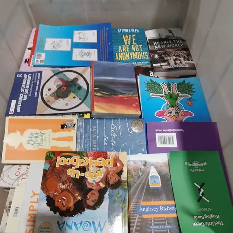 LARGE QUANTITY OF ASSORTED FICTION AND NON FICTION BOOKS