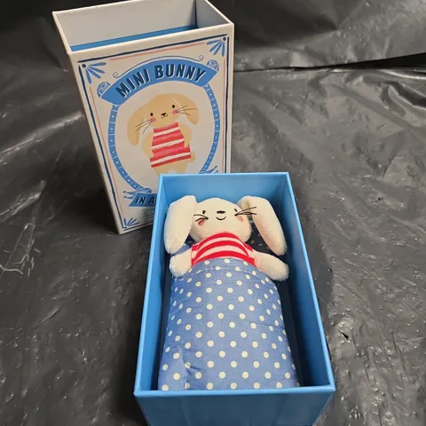 REX LONDON MINI BUNNY SOFT TOY IN A LITTLE BOX