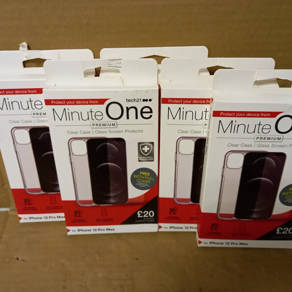 TECH21 MINUTE ONE CLEAR CASE - FOR IPHONE 12 PRO MAX
