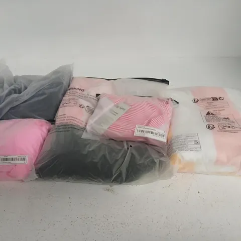 LARGE QUANTITY OF ASSORTED CLOTHING AND ACCESSORIES TO INCLUDE; SHOES, VEST TOPS AND T SHIRTS