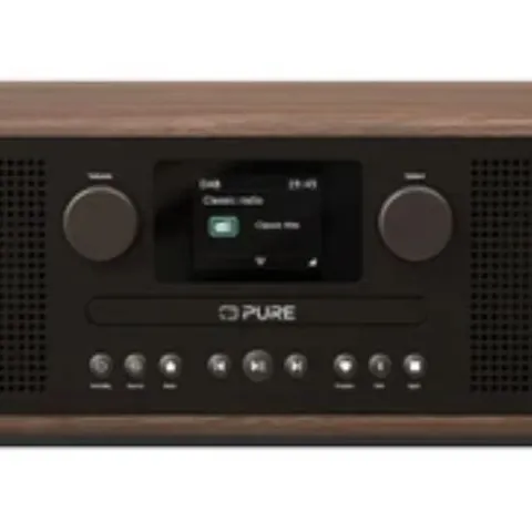 PURE CLASSIC CD6 COFFEE BLACK/WALNUT	CD/BLUETOOTH/DAB+/FM RADIO SYSTEM