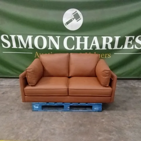 SASHA 2 SEATER LEATHER/FAUX LEATHER SOFA