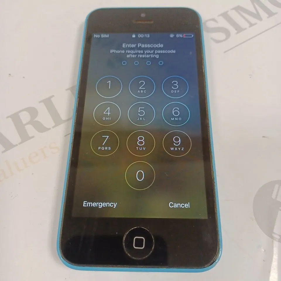 UNBOXED APPLE IPHONE MOBILE PHONE IN BLUE - A1507
