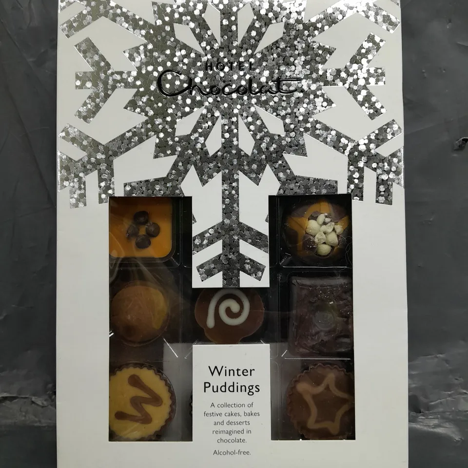 HOTEL CHOCOLAT WINTER PUDDINGS SELECTION BOX