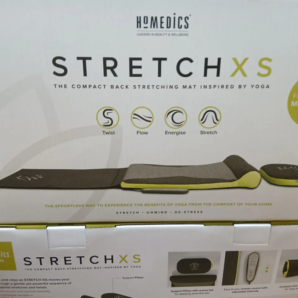 TWO BRAND NEW BOXED HOMEDICS STRETCH XS COMPACT BACK STRETCHING MAT TYM-500