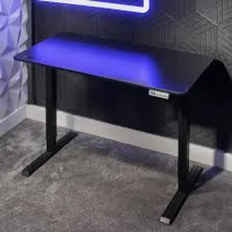 BOXED X ROCKER ASCEND 120cm ELECTRIC HEIGHT ADJUSTABLE GAMING DESK - BLACK (1 BOX)