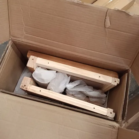 BOXED 4 DRAWER CHEST - ANTIQUE WAX (1 BOX)