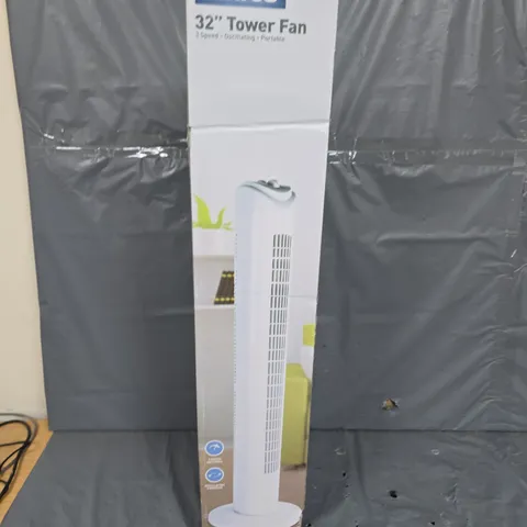 BOXED STATUS 32" TOWER FAN
