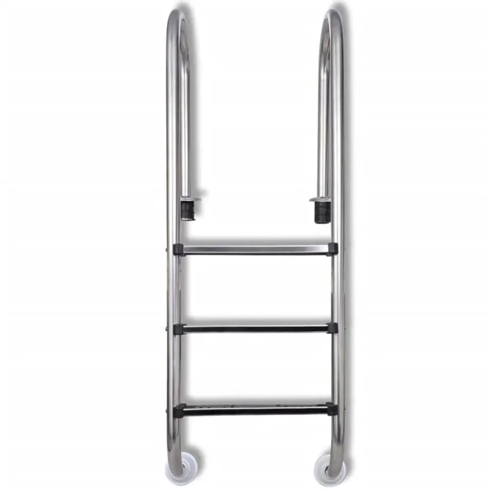 BOXED GOTHANKAR 3 STEPS STAINLESS STEEL POOL LADDER