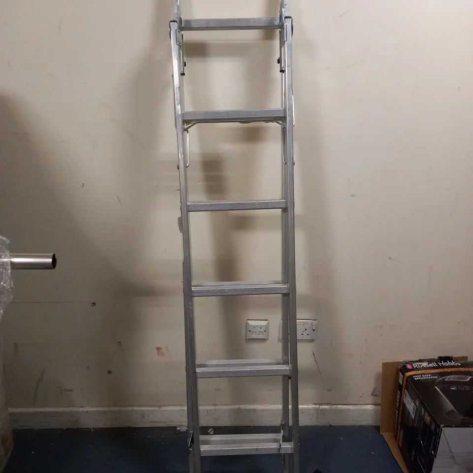 WERNER 3 IN 1 ALUMINIUM COMBINATION LADDER MULTI PURPOSE 3 WAY LADDER COLLECTION ONLY 