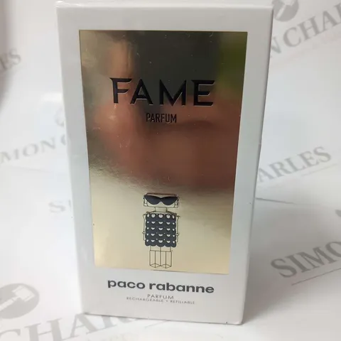 BOXED AND SEALED FAME PARFUM PACO RABANNE 80ML
