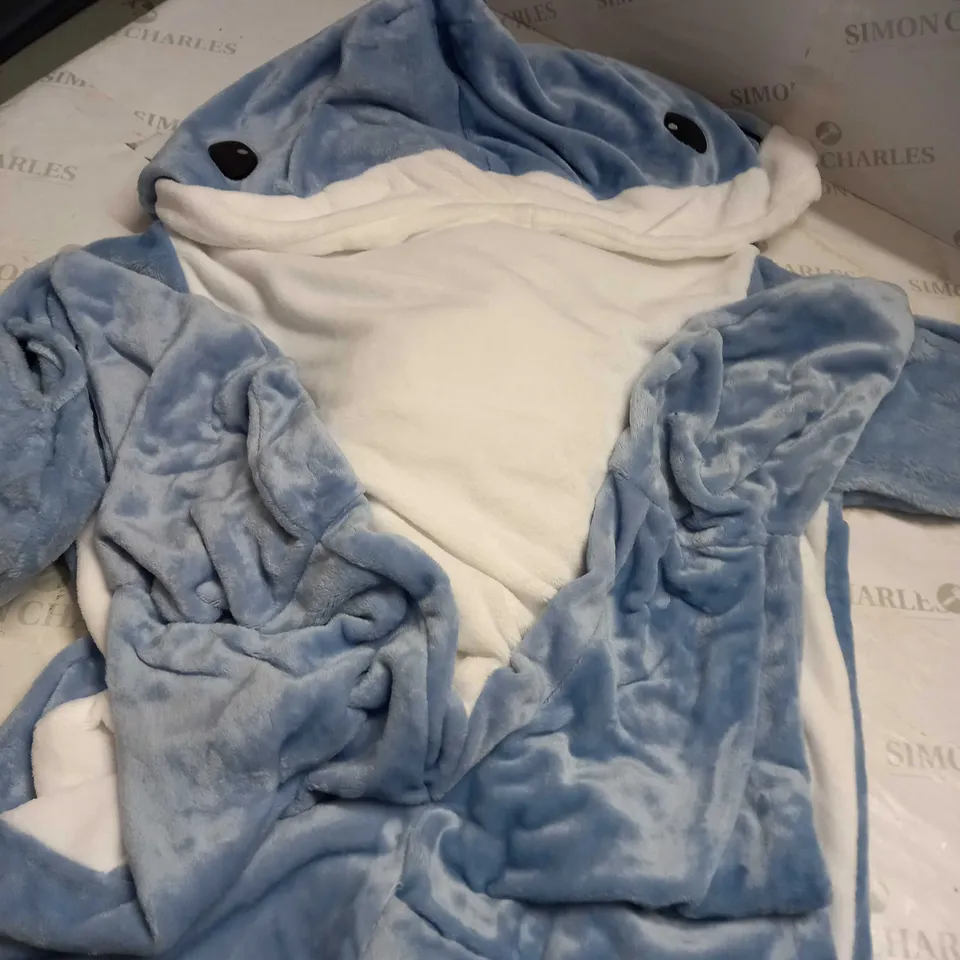 BOX OF APPROX 6 SHARK ONESIES IN VARIOUS SIZES 