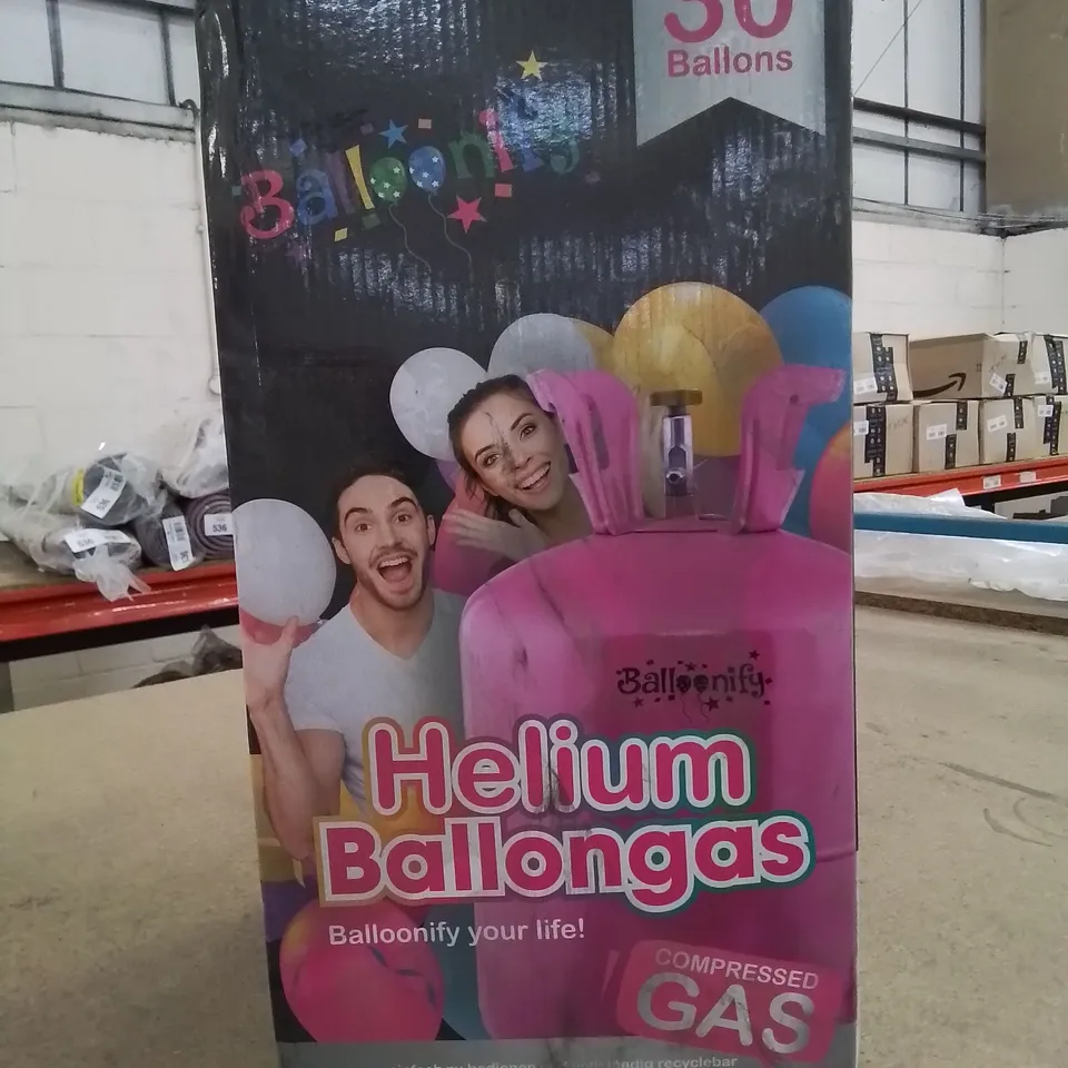 BOXED BRAND NEW HELIUM BALLOON GAS FOR APPROX 30 BALLOONS 