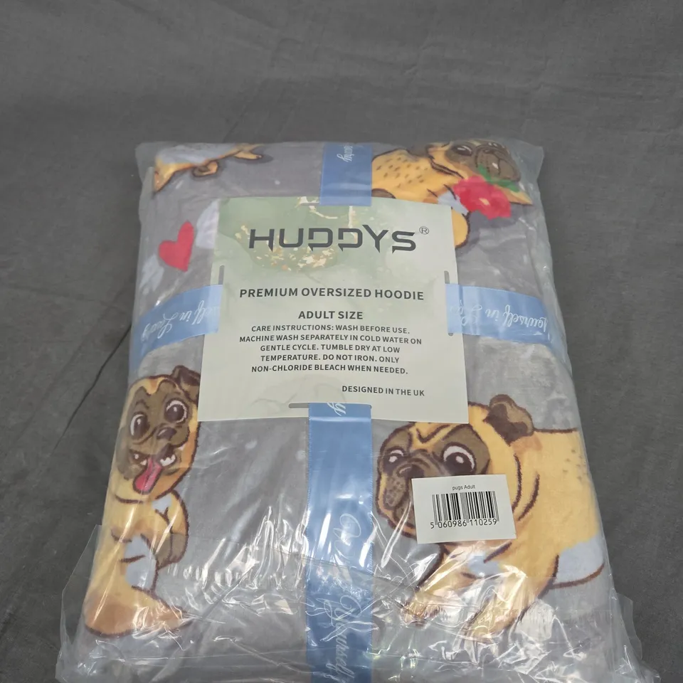 HUDDYS SEALED PREMIUM OVERSIZED HOODIE - PUGS