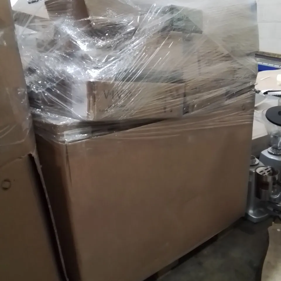 PALLET TO CONTAIN A LARGE QUANTITY OF TV WALL MOUNT BRACKETS