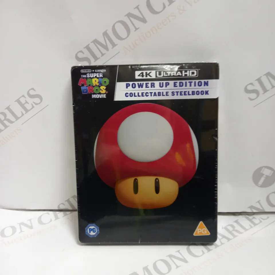 BOXED & SEALED 4K ULTRA HD POWER UP EDITION COLLECTABLE STEELBOOK FOR THE SUPER MARIO BROS MOVIE 