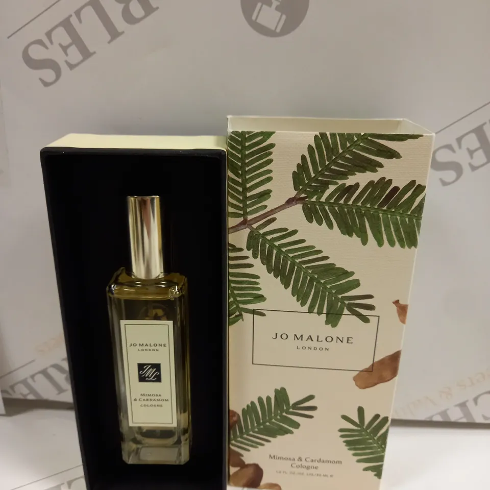 BOXED JO MALONE MIMOSA & CARDAMOM EAU DE COLOGNE SPRAY 30ML