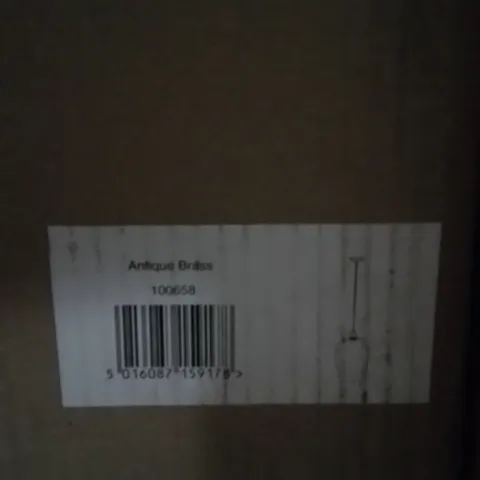 BOXED ANTIQUE BRASS CEILING LIGHT