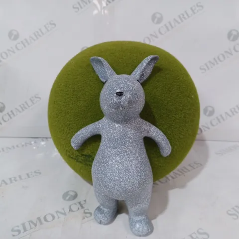 MY GARDEN STORIES FAUX MOSS BALL GARDEN BUNNY