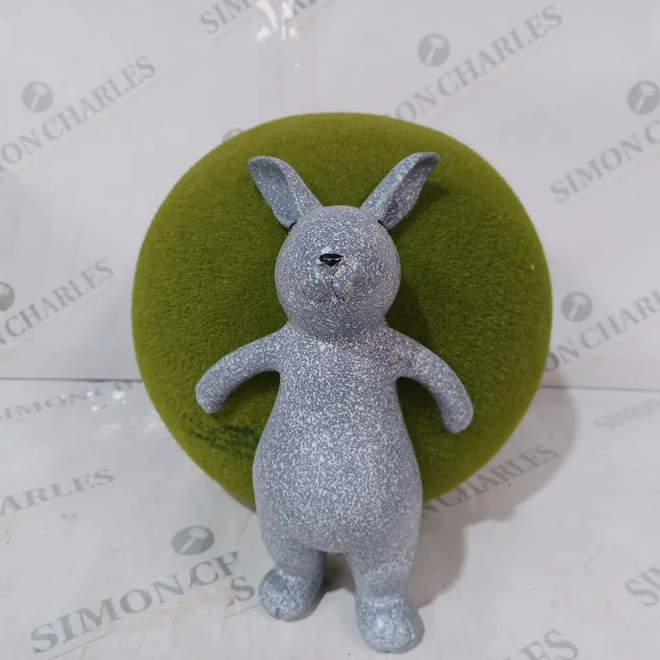 MY GARDEN STORIES FAUX MOSS BALL GARDEN BUNNY