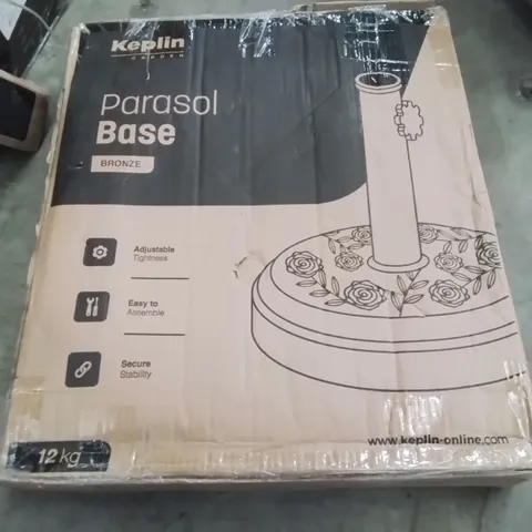 BOXED KEPLIN GARDEN PARASOL BASE -COLOURS VARY-