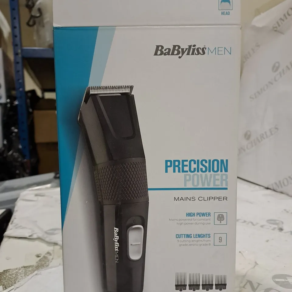 BOXED BABYLISS MEN PRECISION POWER MENS CLIPPERS