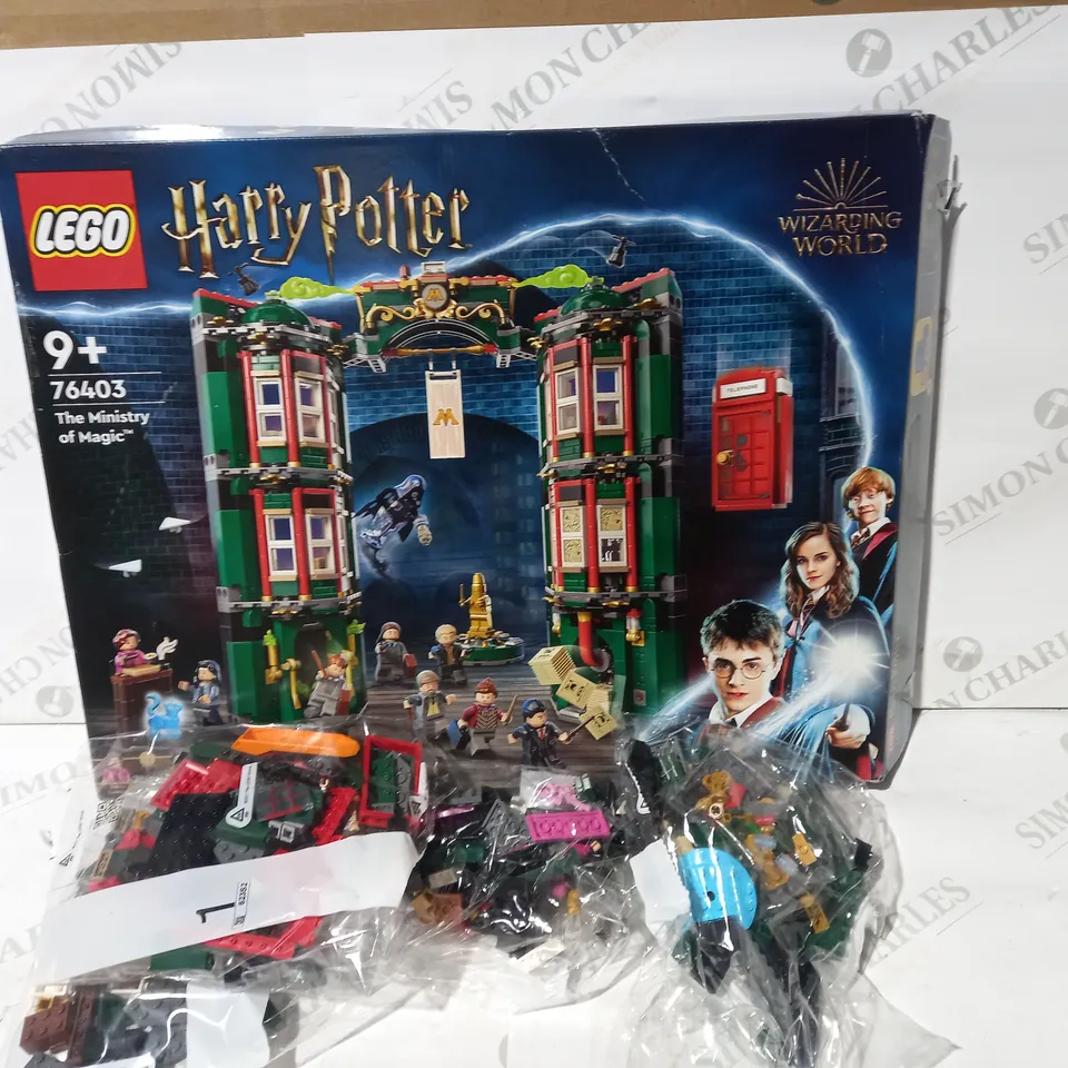 BOXED LEGO HARRY POTTER MINISTRY OF MAGIC (76403 SET) RRP £90