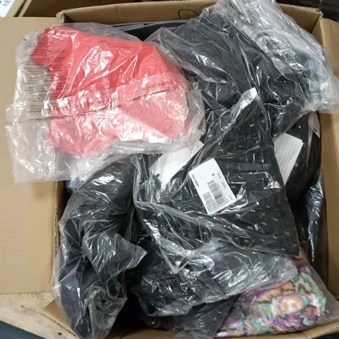 BOX OF APPROXIMATELY 30 ASSORTED ITEMS TO INCLUDE: DANNI MINOUGE JEAN JACKET