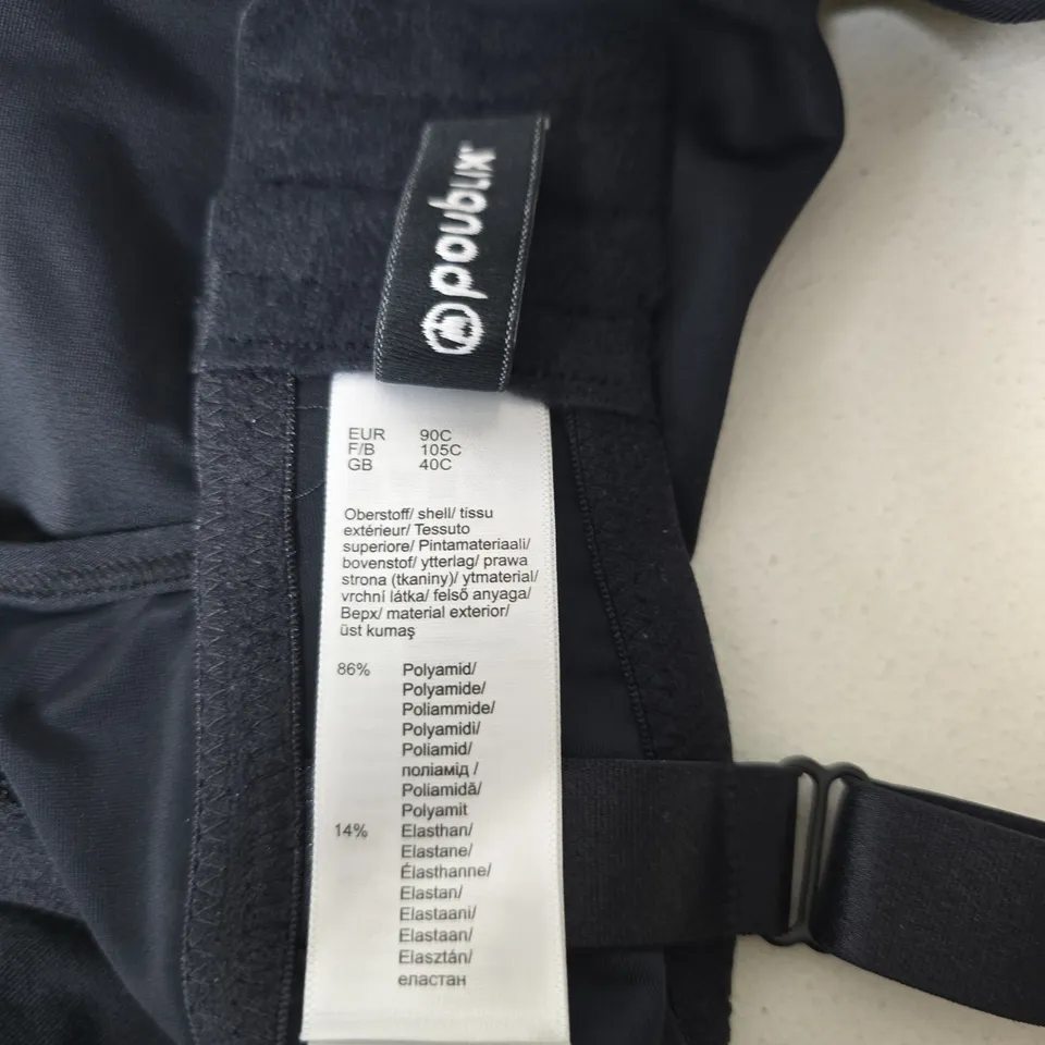 BONPRIX SHAPER BODYSUIT BLACK SIZE 40C