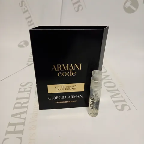 ARMANI CODE EAU DE PARFUM POUR HOMME - SET OF 50 X 1.2ML