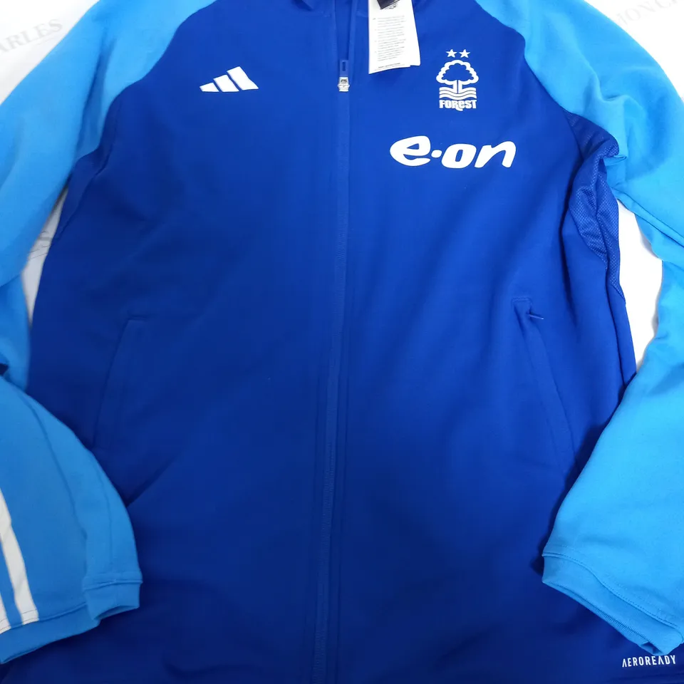 ADIDAS NOTTINGHAM FOREST TRAINING JACKET - LARGE