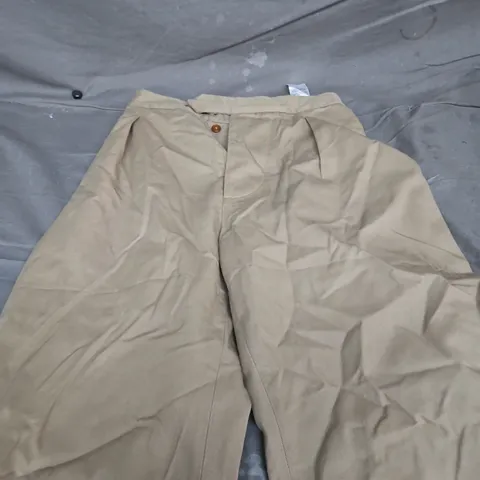 VIVIENNE WESTWOOD KHAKI TROUSERS – UK 16 