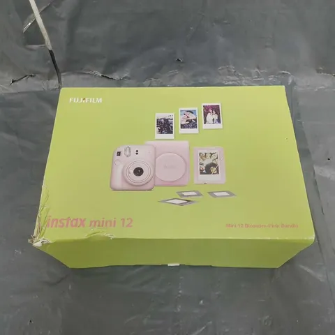 BOXED FUJIFILM INSTAX MINI 12 INSTANT CAMERA - PINK 