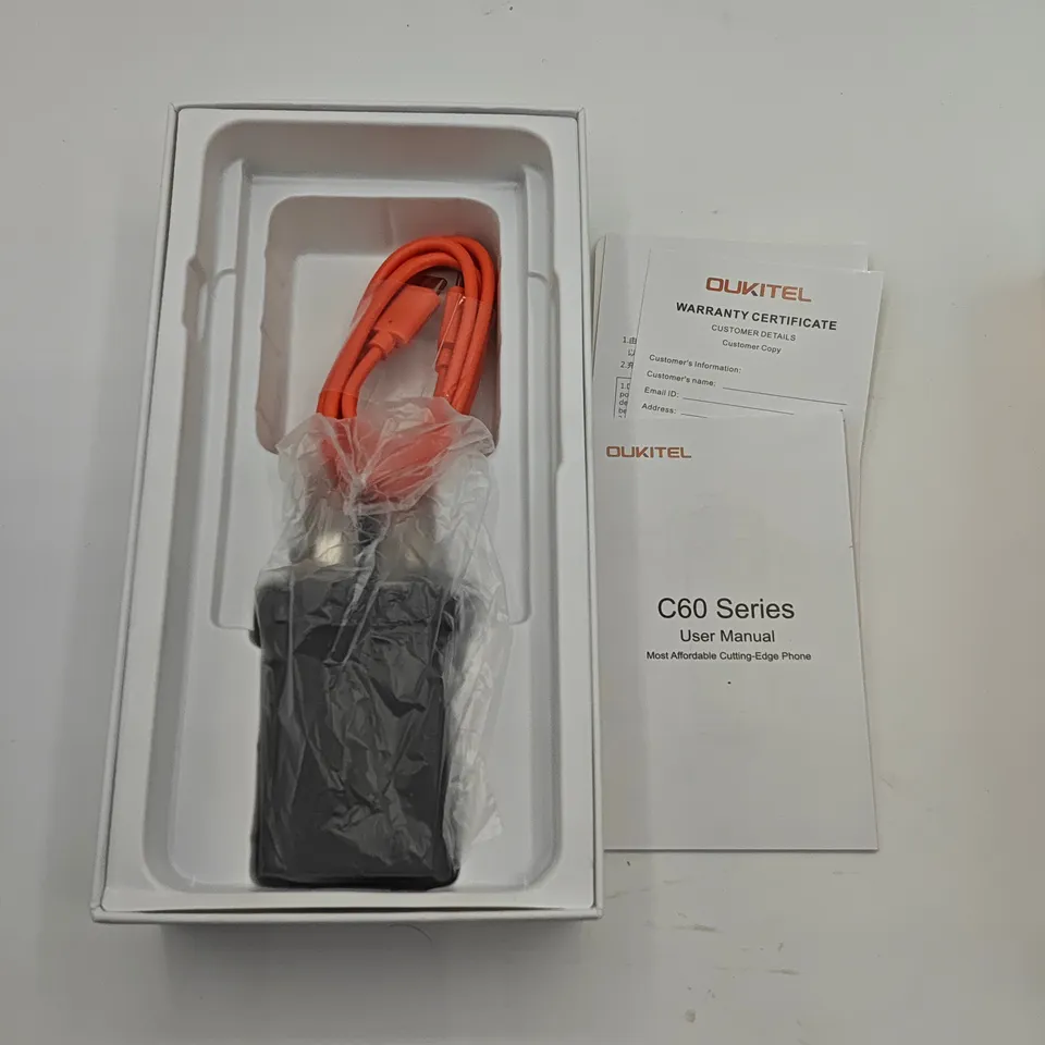 BOXED OUKITEL C60 128GB DIGITAL MOBILE PHONE IN RED