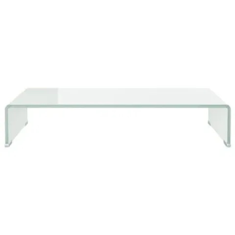 BOXED WAKELAND TV STAND/MONITOR RISER GLASS