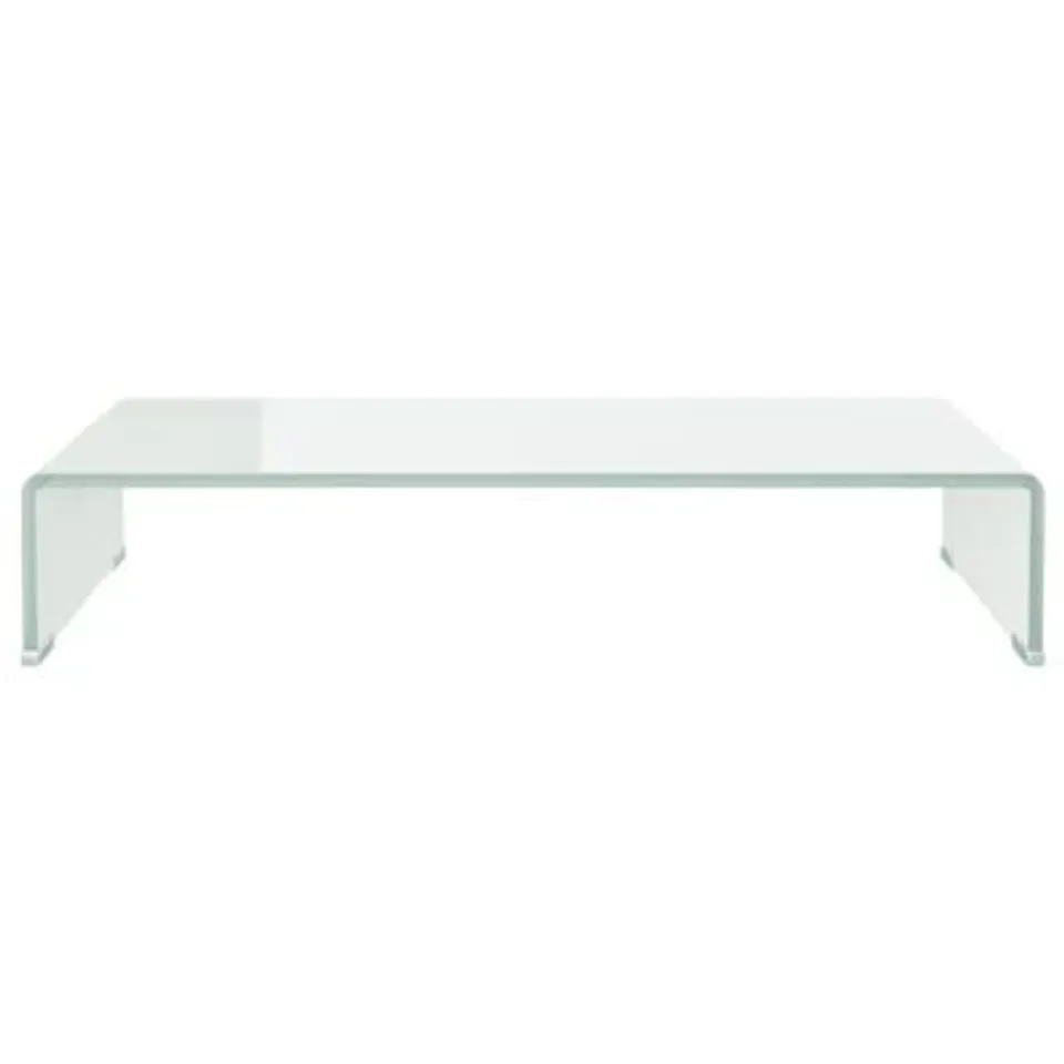 BOXED WAKELAND TV STAND/MONITOR RISER GLASS