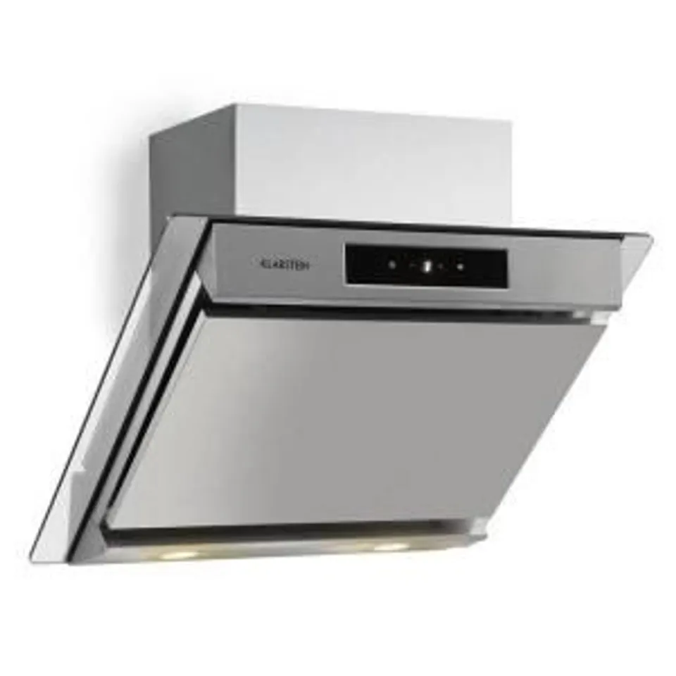 KLARSTEIN 60 CM LED TOUCH BALZAC STAINLESS STEEL/GLASS EXTRACTOR HOOD