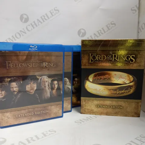 THE LORD OF THE RINGS TRILOGY BLU-RAY EXTENDED EDITION BOX SET 