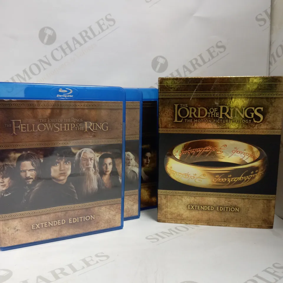 THE LORD OF THE RINGS TRILOGY BLU-RAY EXTENDED EDITION BOX SET 